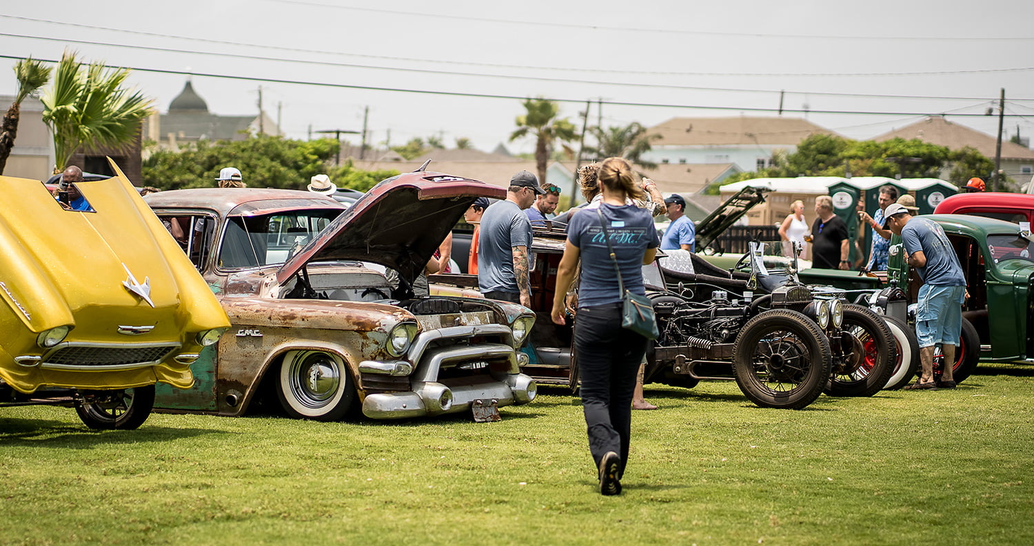 Classic Car Show Galveston Island Beach Revue Galveston Historical