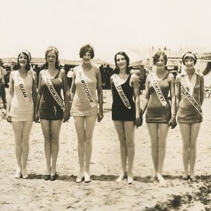 1929 Galveston Bathing Beauties Panoramic